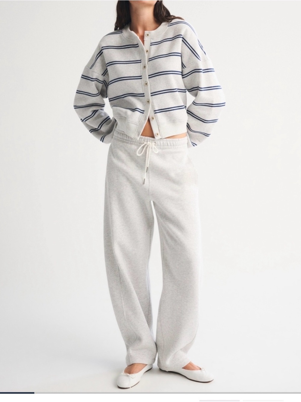 Sunday High Rise Forward Seam Barrel Sweatpant